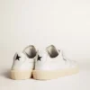 Zapatillas Tenth Star para hombre en cuero blanco