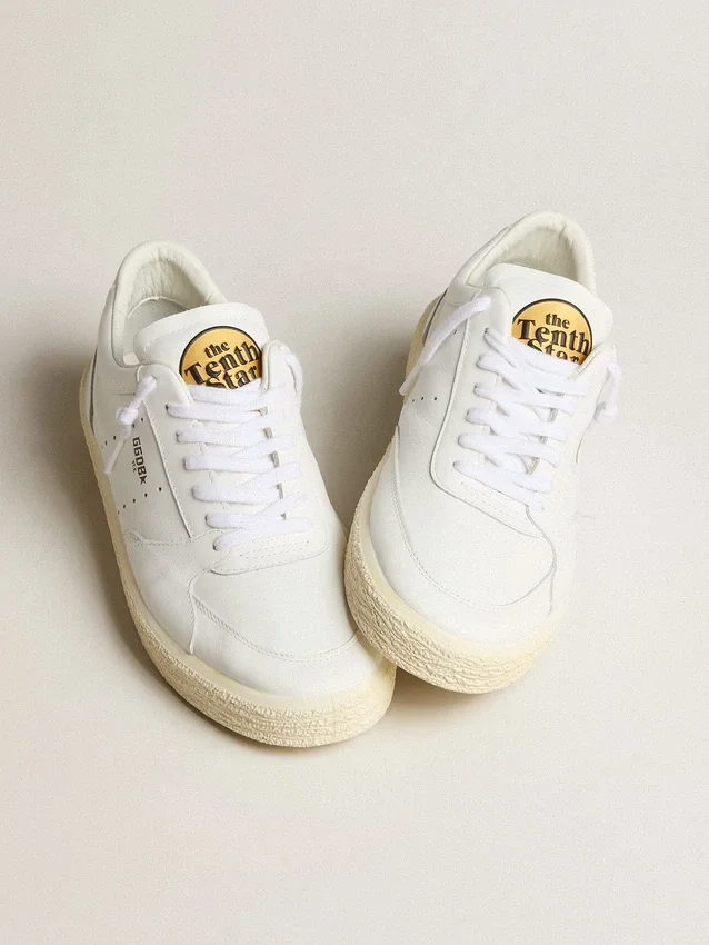 Zapatillas Tenth Star para mujer en cuero blanco