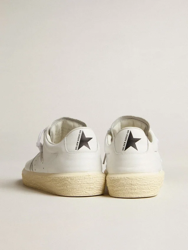 Zapatillas Tenth Star para mujer en cuero blanco