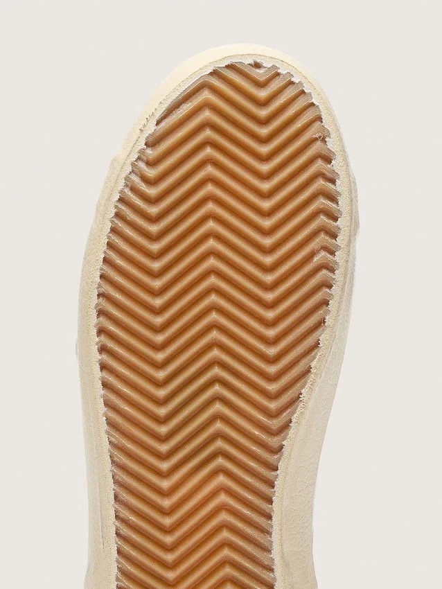 Zapatillas Junior Old School en napa con estrella de piel de potro con estampado de leopardo e inserciones de cuero