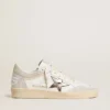 Zapatos Ball Star para mujer con estrella de cuero metalizado y lengüeta del talón de cuero brillante