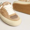 Zapatos Space-Star Cube para hombre en gamuza color tabaco con estrella perforada