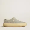 Zapatos Space-Star para hombre en gamuza gris hielo con estrella perforada