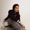 Zapatos Space-Star para mujer en brillo plateado con forro de piel de oveja