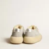 Zapatos Space-Star para mujer en gamuza gris hielo con forro de piel de oveja