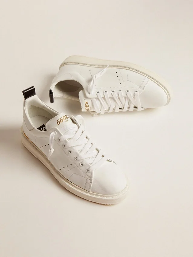Zapatos Starter para hombre en piel con estrella en la lengüeta del talón