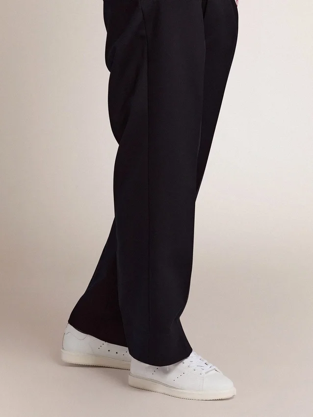 Zapatos Starter para hombre en piel con estrella en la lengüeta del talón