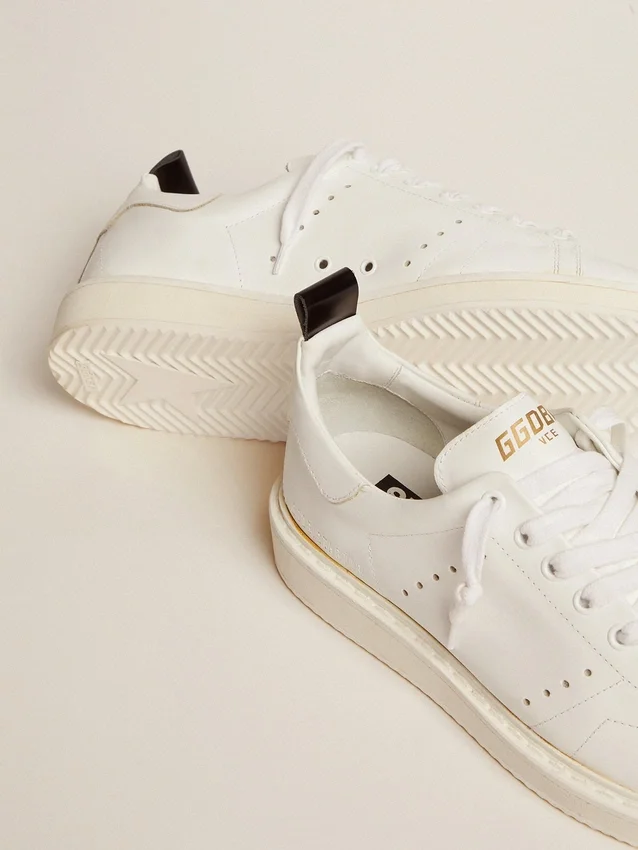 Zapatos Starter para hombre en piel con estrella en la lengüeta del talón