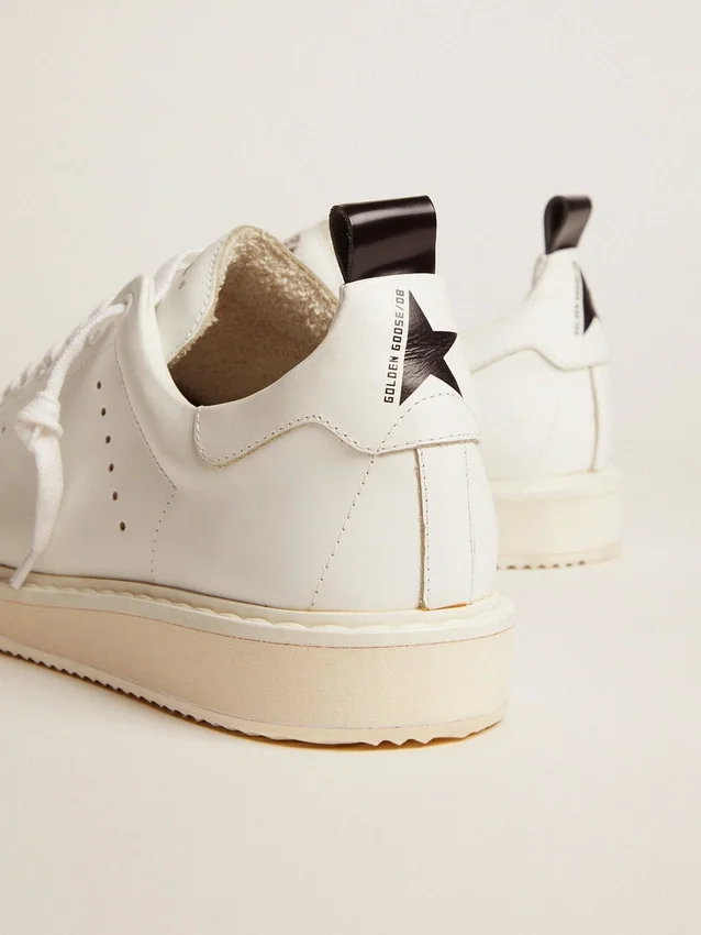 Zapatos Starter para hombre en piel con estrella en la lengüeta del talón