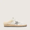 Zapatos tipo sabot Ball Star con estrella brillante y forro de piel de oveja